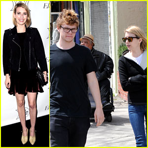 Evan Peters Loves Working with His Fiancee Emma Roberts!