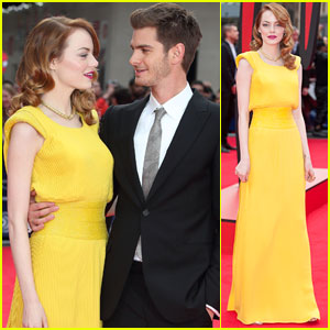 Emma Stone and Andrew Garfield Embrace at the 'Amazing Spider-Man 2' Premiere in London!
