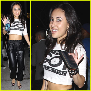 Francia Raisa Doesn't 'Have Time For That' at Bootsy Bellows