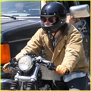 Harry Styles is One Hot Motorcycle Man!
