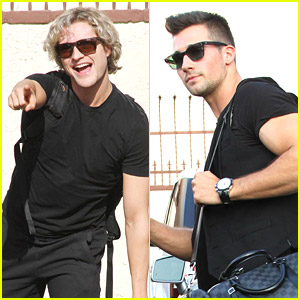 Charlie White & James Maslow: Group Dance Practice for DWTS