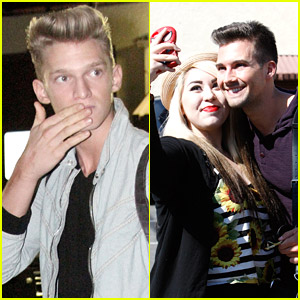 Fans Flock To 'Dancing With The Stars' Practice for James Maslow & Cody Simpson!