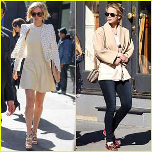 Jennifer Lawrence Spends Easter in NYC Before 'GMA' Appearance