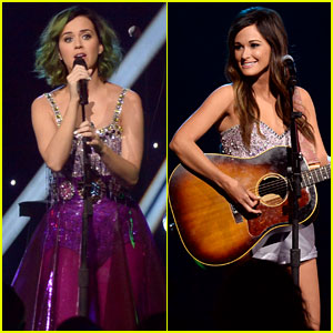 Katy Perry & Kacey Musgraves: Delightful Duo at 'CMT Crossroads'!