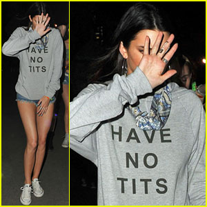 Kendall Jenner Makes a Statement in Racy-Worded Hoodie!