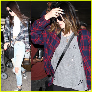 Kendall & Kylie Jenner Arrive Back in L.A. with Hand-Holding Parents Bruce & Kris
