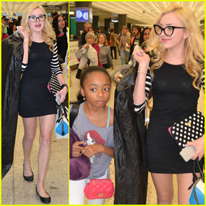 Peyton List & Skai Jackson Touch Down in D.C. Together!