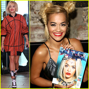Rita Ora Celebrates Her Paper Magazine Cover!