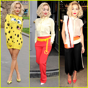 Rita Ora Debuts 'I Will Never Let You Down' Video After Wearing SpongeBob SquarePants Dress for Radio Promo