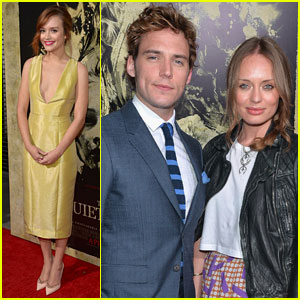 Sam Claflin & Olivia Cooke Bring 'The Quiet Ones' to Los Angeles