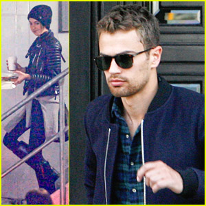 Shailene Woodley & Theo James: Berlin Hotel Exit After 'Divergent' Premiere