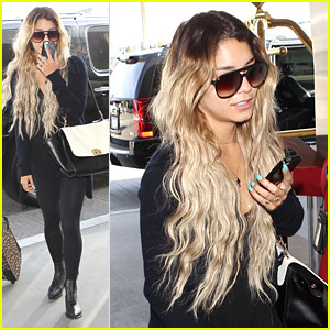 Vanessa Hudgens Jets Out of LAX After Coachella 2014