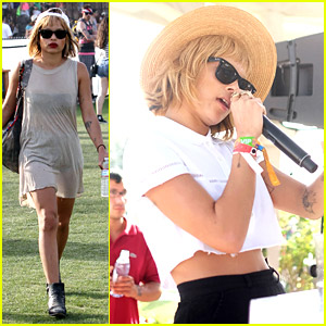 Zoe Kravitz Performs at Lacoste's Beautiful Desert Party at Coachella 2014