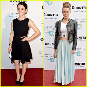 Addison Timlin & Bethany Joy Lenz Show Love For Country Music at Annenberg Space