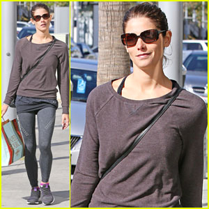 Ashley Greene Preps for Mother's Day at Paper Source