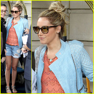 Ashley Tisdale Greets Fans in NYC Before Leaving for 'Exciting Weekend'!