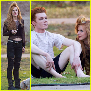 Bella Thorne & Cameron Monaghan Get Silly on 'Amityville' Set