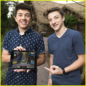 Mighty Med's Bradley Steven Perry & Jake Short Try Out New 'The 7D' App
