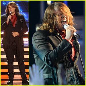 Caleb Johnson Rocks Out for 'American Idol' Finale Performances - Watch Now!