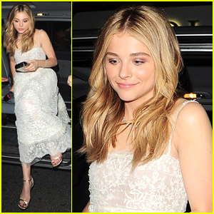 Chloe Moretz Dines Out After 'Sils Maria' Premiere at Cannes 2014