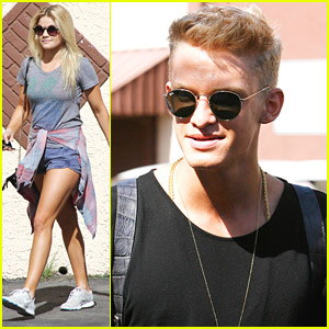 Cody Simpson Hits The Studio for 'Dancing With The Stars' Finals Practice