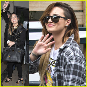 Demi Lovato Dresses Down For 'Paul O'Grady' Appearance in London