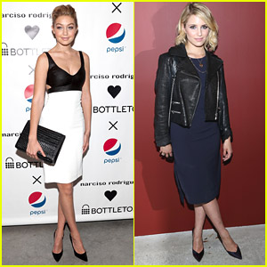 Gigi Hadid & Dianna Agron Preview The Narciso Rodriguez Bottletop Collection x Pepsi