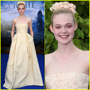 Elle Fanning Steps Out with Brangelina at 'Maleficent' Private Reception!