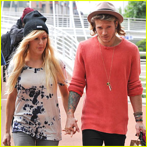 Ellie Goulding & Dougie Poyner Sport More PDA While Shopping Together!