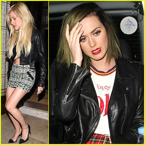 Ellie Goulding & Katy Perry Have a Girl's Night in London!