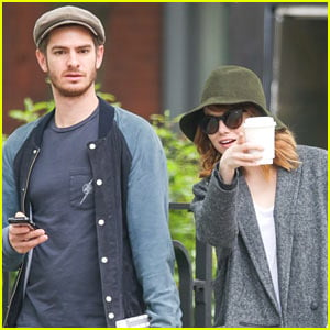 Emma Stone & Andrew Garfield Stroll Around New York City Together