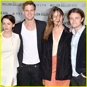 The Cast of 'Fallen' Make First Red Carpet Premiere Together For 'Million Dollar Arm'