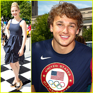 Olympians Gracie Gold & Nick Goepper Lead The Indy 500 Parade