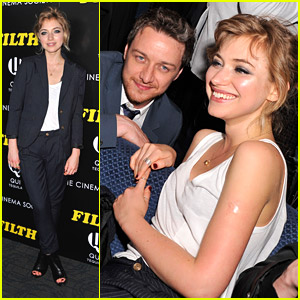 Imogen Poots Gets 'Filth'-y with James McAvoy in NYC