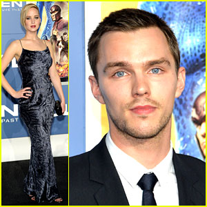 Jennifer Lawrence Shimmers at 'X-Men' Premiere with Nicholas Hoult!