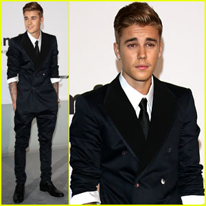 Justin Bieber Cleans Up Nicely for amfAR Gala 2014!