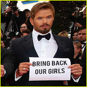 Kellan Lutz Wants to 'Bring Back Our Girls' at Cannes 2014!