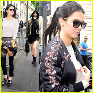 Kendall & Kylie Jenner Shop Around Paris Before Kim Kardashian's Weekend Wedding