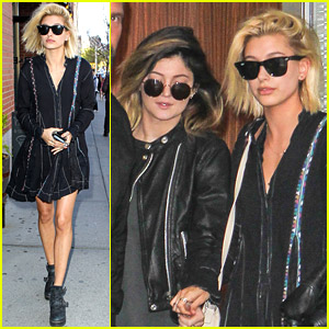 Kylie Jenner Hangs with Hailey Baldwin As Kendall Jenner Attends MET Gala 2014