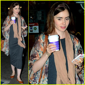 Lily Collins is New Fall Face of Barrie Knitwear!