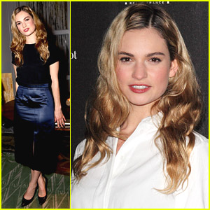 Lily James Debuts 'British Town & Country' Cover at Launch Party