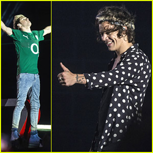 Harry Styles Gives Thumbs Up To Fans at Croke Park Concert Night One!