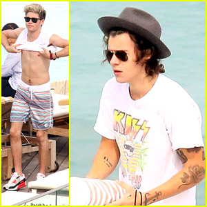 Niall Horan Strips Off Shirt In Rio!