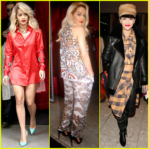 Rita Ora is a Red Bombshell in Paris