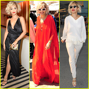 Rita Ora's Legs Take Center Stage During Cannes Film Festival Party