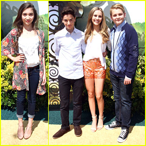 Rowan Blanchard Reunites with Former 'GMW' Brother Teo Halm at 'Legends of Oz' Premiere