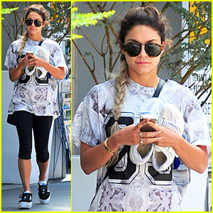 Vanessa Hudgens Becomes Inches Taller with Platform Shoes!
