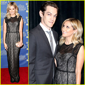 Ashley Tisdale & Christopher French Dress To The Nines for Daytime Emmys Gala 2014