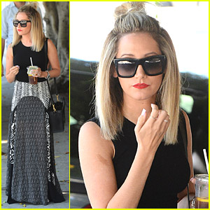 Ashley Tisdale Swings By The Salon