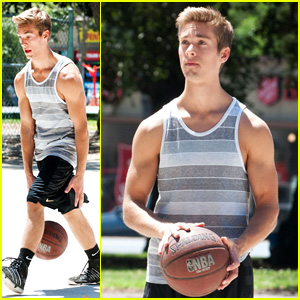 Austin North Hits the Court for a Pick-Up Game of Basketball!